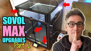 SV08 MAX quiet fan, tophat, lighting, enclosure sealing – Making it even better: Part 2