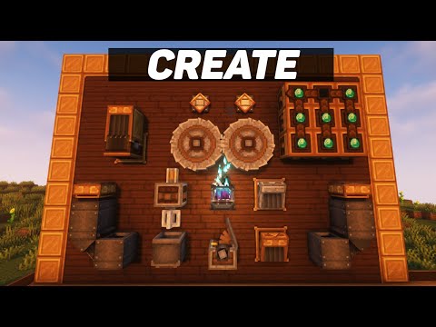 Видео: Гайд по Create 1.18.2 - 1.20.1 #2 Колесо дробления, автокрафт (minecraft java edition)