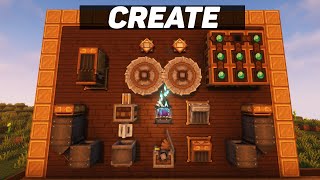 Guide to Create 1.18.2  1.19.2 #2 Crushing wheel, autocraft (minecraft java edition)