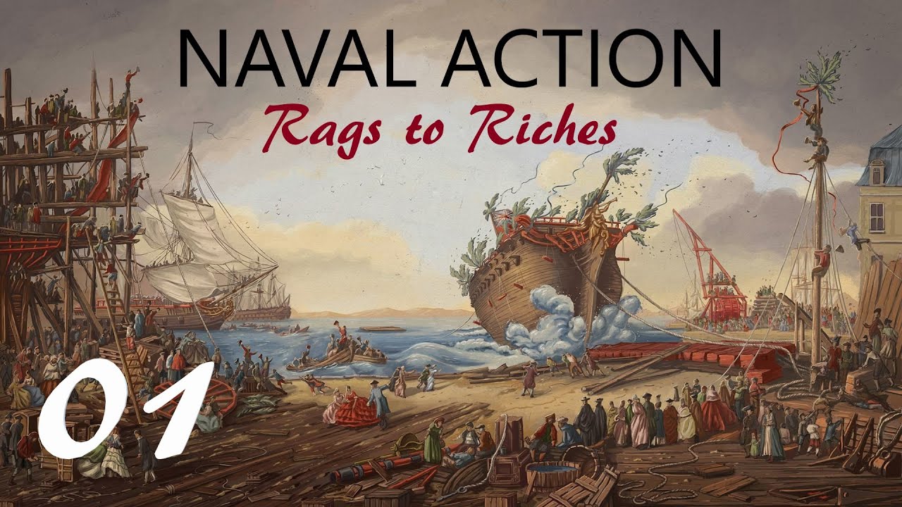 Naval Action - Rags to Riches Ep. 1 - Setting up the Cerberus - YouTube