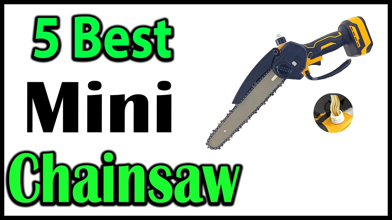 TOP 5 Best Electric Mini Chainsaw Review 2025 - YouTube