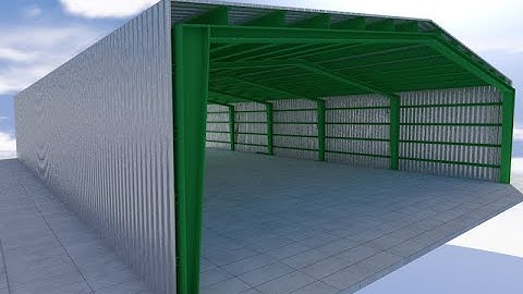 warehouse design with metal steel in archicad  5 32 25 AM