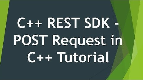 CPPRest POST Request in CppRest sdk- Part 2