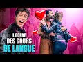 Trangres vs parisiennes  il drague en7langues