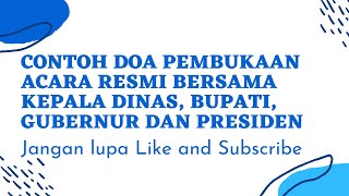 CONTOH DOA PEMBUKAAN ACARA RESMI screenshot 2