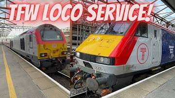 Transport for Wales New Premier Loco Service Train Review | Manchester Piccadilly to Crewe!