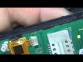 Нет защелки шлейфа  на Lenovo  А 316(No latch loop)