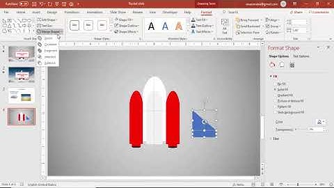 PowerPoint Animation Tutorial Motion Graphic Rocket