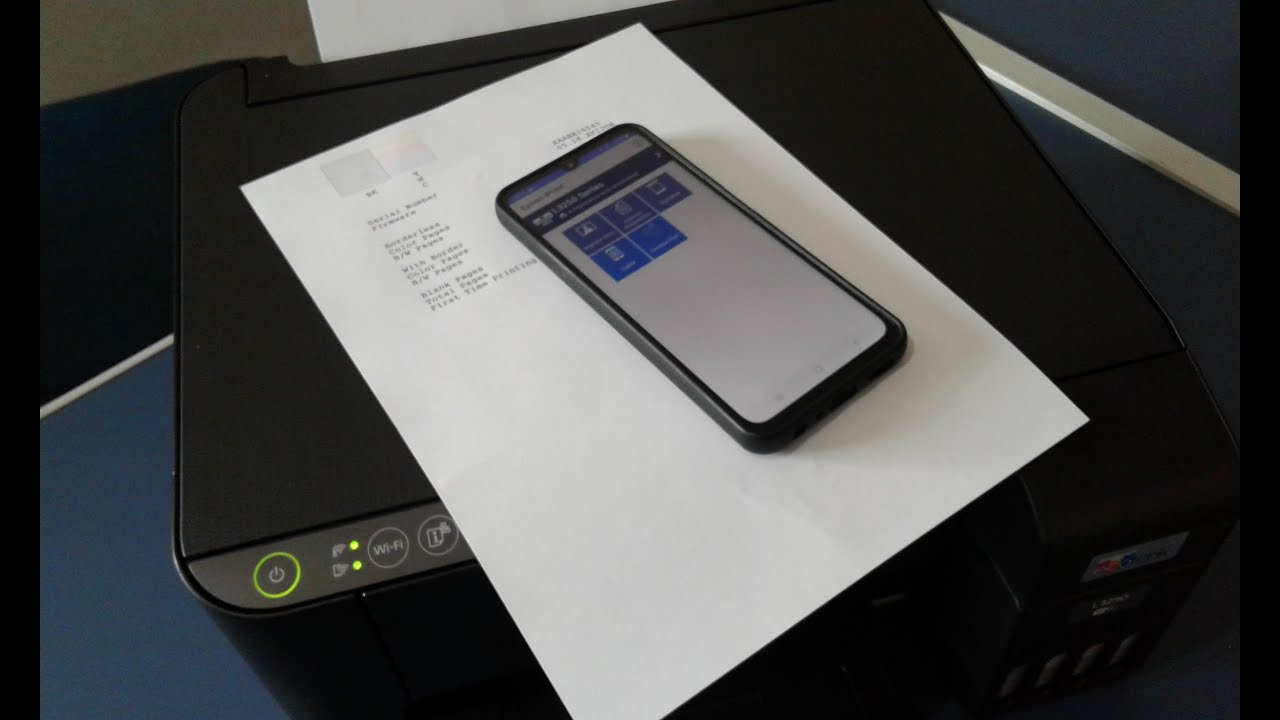 Impressora Epson L3250 não imprime colorido e preto veja como arrumar ...