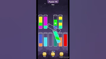 Water Color Sort Puzzle 115 #shorts