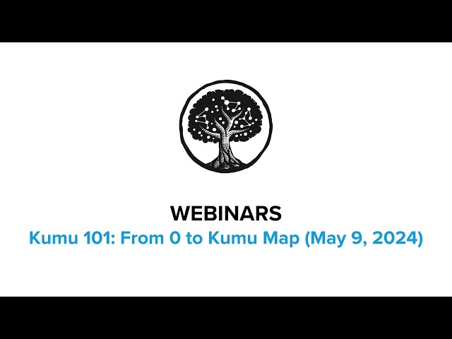 1. Kumu 101: From Zero to Kumu Map - YouTube