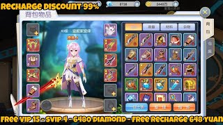 Magic Contract Private Server - vip 15 - svip 4 - 6480 diamond - Free Recharge 648 yuan screenshot 2