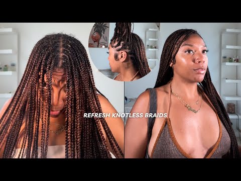 Double braided ponytail . summer hairstyles for black women on