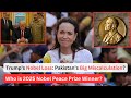 Trump Loses Nobel Peace Prize: 2025 Nobel Peace Prize Winner is Venezuelan Opposition Leader