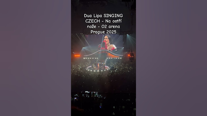 Dua Lipa SINGING CZECH - Na ostří nože (Ewa Farna) - live O2 arena Prague 2025 - FULL VIDEO