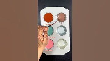 Make a new color 🎨 color mixing | ASMR | #colormixing  #learningcolors #diy #asmr