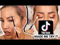 TESTING VIRAL TIKTOK MAKEUP "HACKS" SO YOU DON'T HAVE TO | WHAT WORKS?