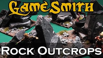 How to Build Rocky Outcrops for your Tabletop Game (2019) GameSmith S01E012
