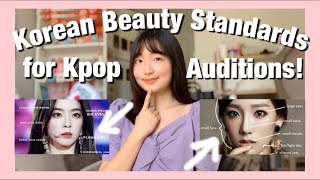 Korean Beauty Standards for KPOP AUDITIONS? 🤔