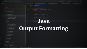Java | Output Formatting | Java Programming Tutorial