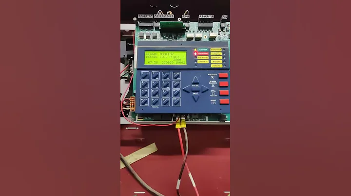 Fire panel testing Honeywell fire lite