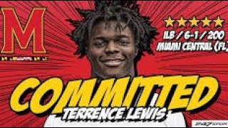 Terrence Lewis 5 Star ⭐️⭐️⭐️⭐️⭐️ ILB Commits To Maryland | Career Highlights