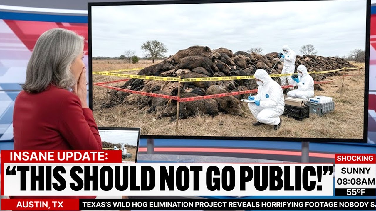 Texas’s Wild Hog Elimination Project Reveals Horrifying Footage Nobody Saw Coming