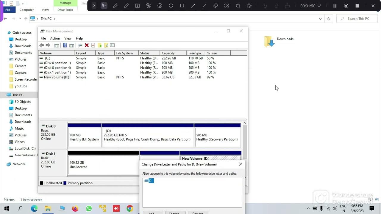how-to-hide-disk-partition-youtube