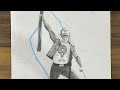 Drawing Thor : Love and Thunder🔥 #shorts