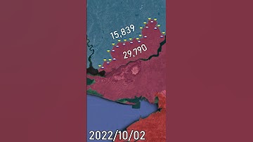 Kherson Counter-Offensive (Ukraine War) #shorts #animation #map