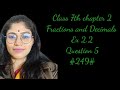 Class 7 Maths | Fractions &amp; Decimals | Ex 2.2 Q5 | Converting Decimals to Fractions | NCERT Solution