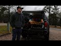 Truck Camping In RAIN With Canvas Softopper 