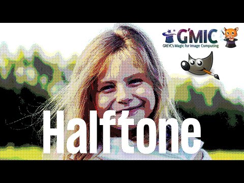 How to Make Halftone Effect Using Gmic in Gimp