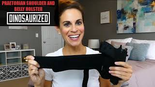 praetorian shoulder and belly holster | best holster for seated draw