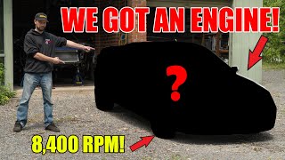 We get an engine and gearbox for the AW11 MR2!