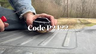 Honda Element P2422 code (gas cap gasket)