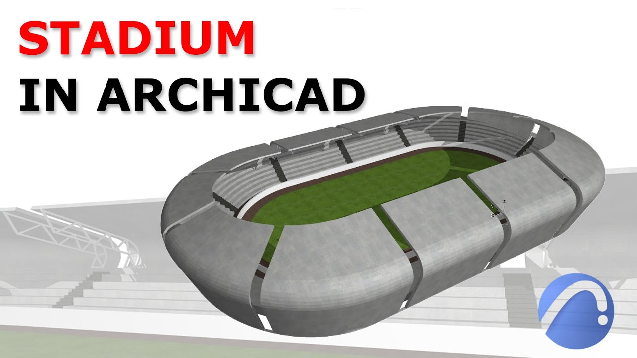 Stadium Tutorial Inventor Stadium Tutorial in Archicad - YouTube