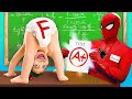 First day at new school | My principal is Spider-man By Challenge accepted