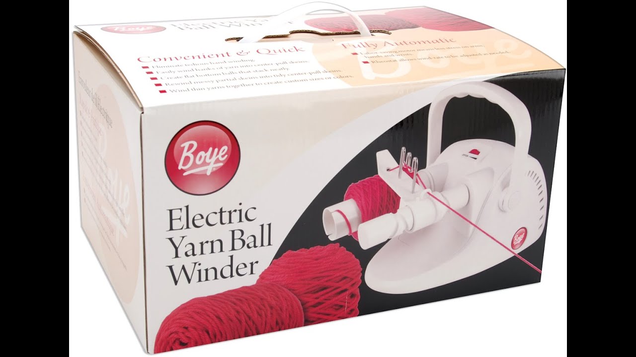 PRODUCT REVIEW Boye Electric Yarn Ball Winder YouTube