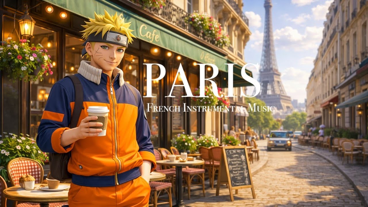 Paris Cafe  with French Music for a Good Mood ☕️ For Relaxing, Studying and Working coffee shop