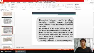 Mavzu:'Diniy madaniy an'analarning ahamiyati'.