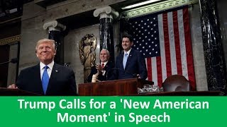 Learn English with VOA News - Trump Calls for a 'New American Moment' in Speech