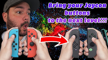Make your Joycon pretty with eXtremeRate colored buttons (4BvEjlIdLns) - DIY tutorial & review
