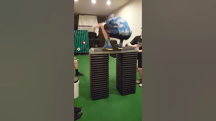 13 year old Cameron McMickens 2 step 46 inch verti...