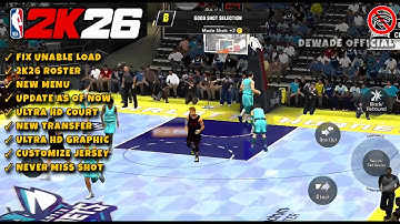 NBA 2K20 - 2K26 New Roster | No Password | Trade As Of Now