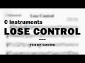 Lose Control By Teddy Swims Music Sheet For C Instruments mp3