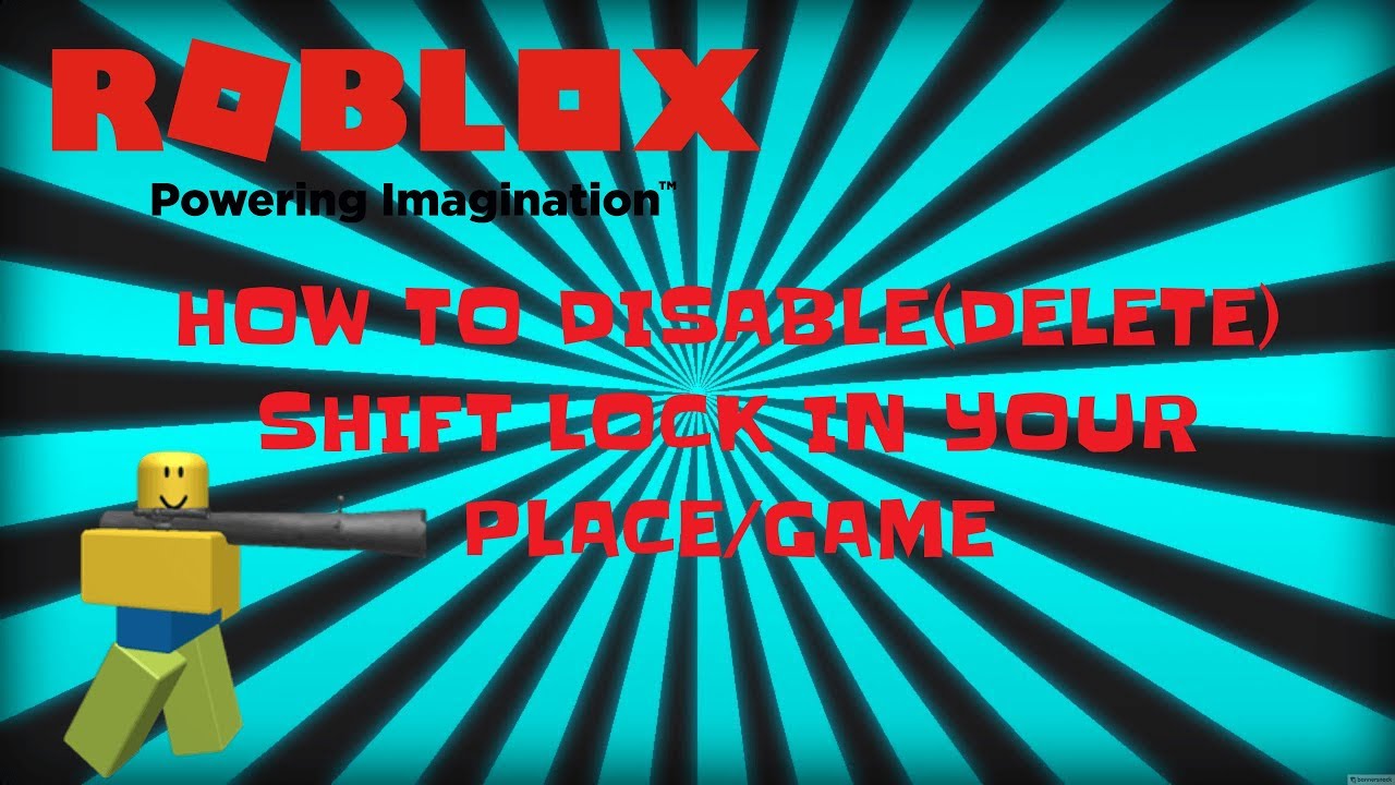 HOW TO DISABLE SHIFT LOCK IN YOUR PLACE ROBLOX SCRIPTING TUTORRIAL Roblox Studio YouTube