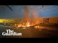 Footage Shows Aftermath Of US Airstrike That Killed Top Iranian General Qassem Suleimani Footage Shows Aftermath Of US Airstrike That Killed Top Iranian General Qassem Suleimani