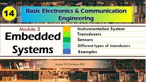 M3 L3 | Sensors and Transducers | Instrumentation system | Basic Electronics VTU