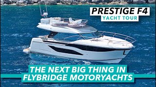 The next big thing in flybridge motoryachts | Prestige F4 yacht tour | Motor Boat & Yachting
